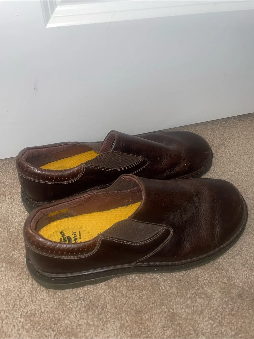 Dr. Martens Orson Slip-On Men's Casual Leather Shoes - Brown leather